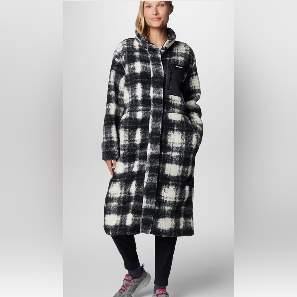 Columbia | Winter Warmth Full Length Jacket | Black & White | Size M